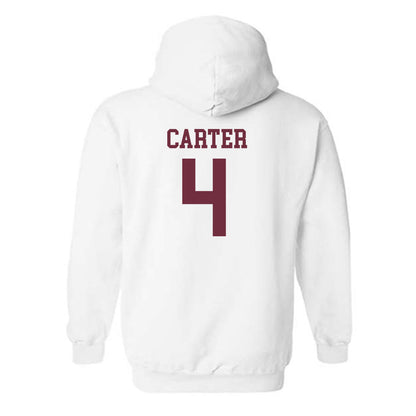 Mississippi State - NCAA Women's Basketball : Jessika Carter - Sports Shersey Hooded Sweatshirt-1