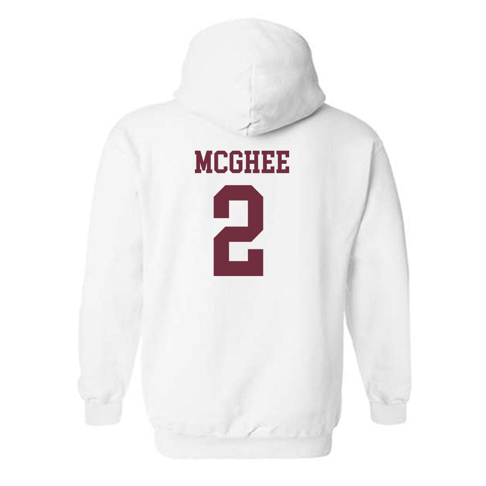 Mississippi State - NCAA Men's Basketball : Jaborri Mcghee - Sports Shersey Hooded Sweatshirt-1