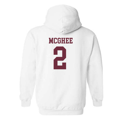 Mississippi State - NCAA Men's Basketball : Jaborri Mcghee - Sports Shersey Hooded Sweatshirt-1