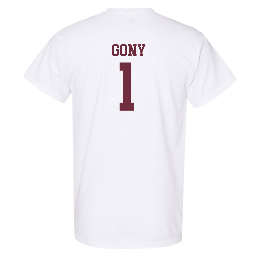 Mississippi State - NCAA Women's Basketball : Nyayongah Gony - Sports Shersey T-Shirt-1