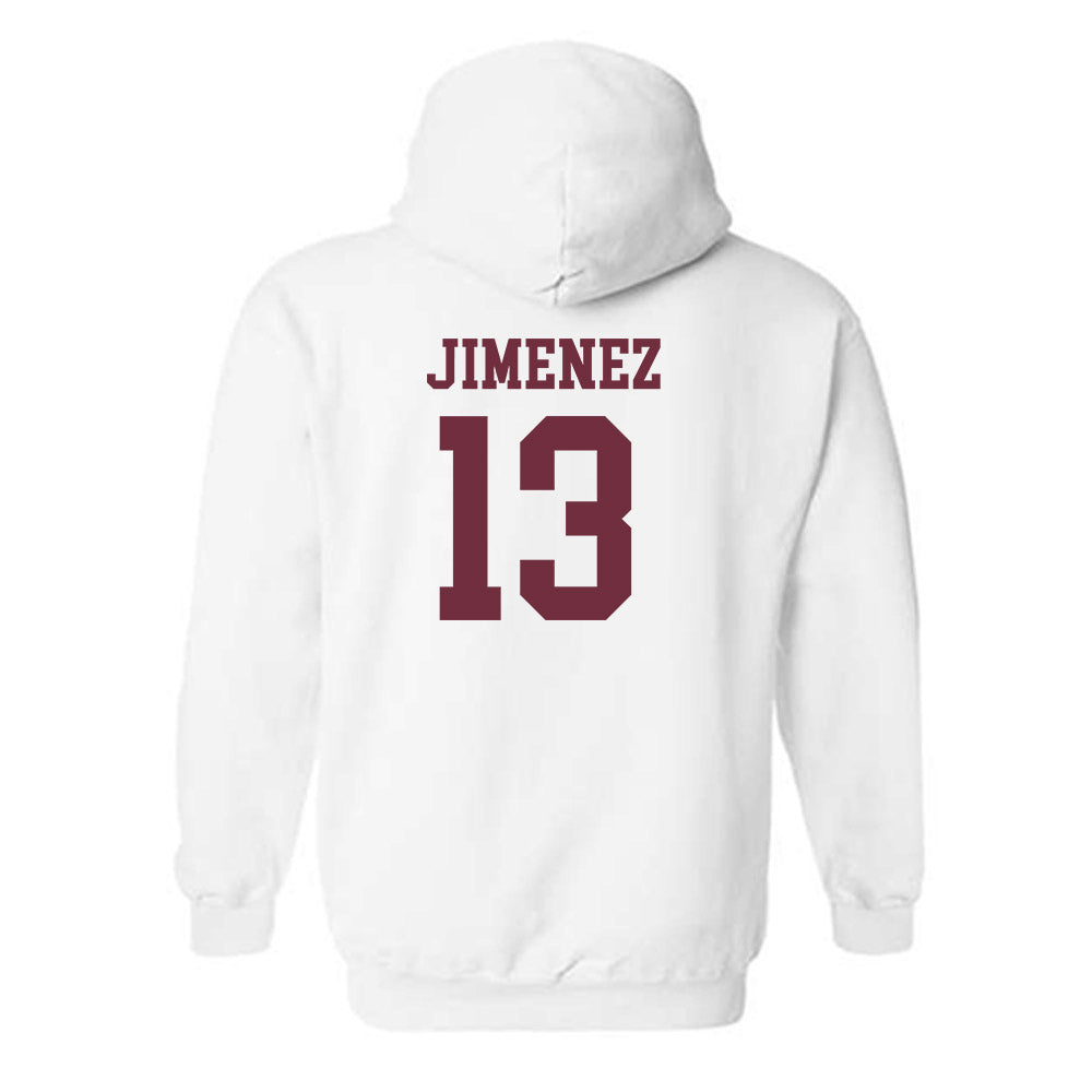 Mississippi State - NCAA Women's Basketball : Rocio Jimenez - Sports Shersey Hooded Sweatshirt-1