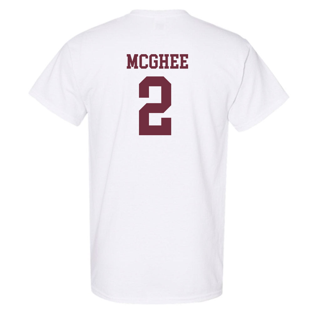 Mississippi State - NCAA Men's Basketball : Jaborri Mcghee - Sports Shersey T-Shirt-1
