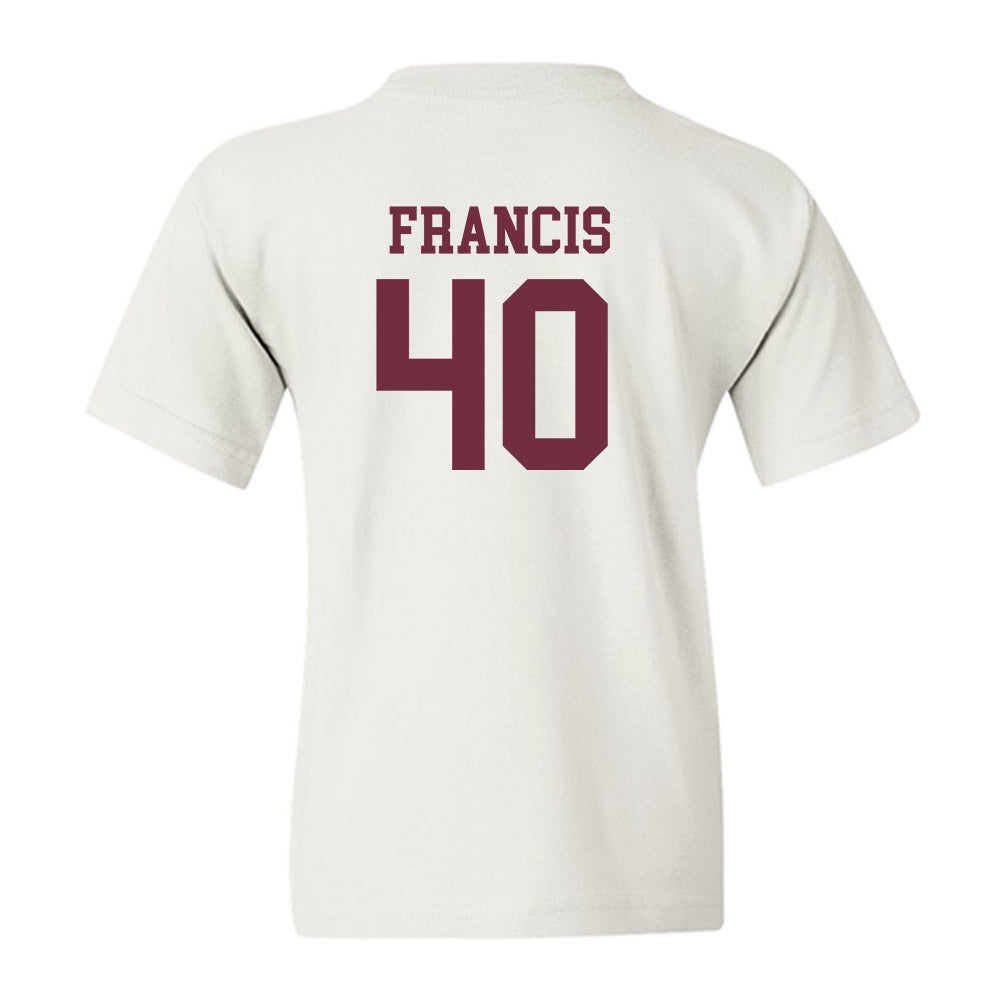 Mississippi State - NCAA Women's Basketball : Madison Francis - Sports Shersey Youth T-Shirt-1