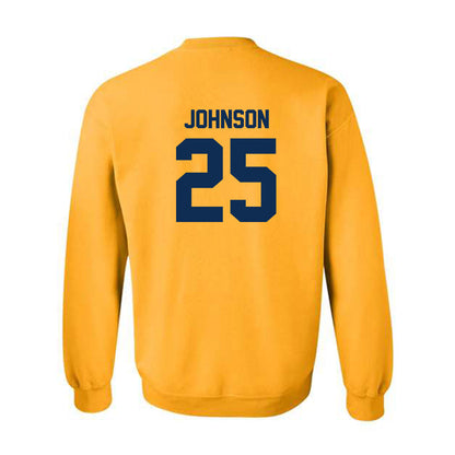 West Virginia - NCAA Women's Basketball : Loghan Johnson - Sports Shersey Crewneck Sweatshirt-1