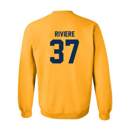 West Virginia - NCAA Women's Basketball : Celia Riviere - Sports Shersey Crewneck Sweatshirt-1