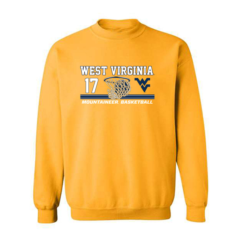 West Virginia - NCAA Women's Basketball : Feryal Defne Atli - Sports Shersey Crewneck Sweatshirt-0