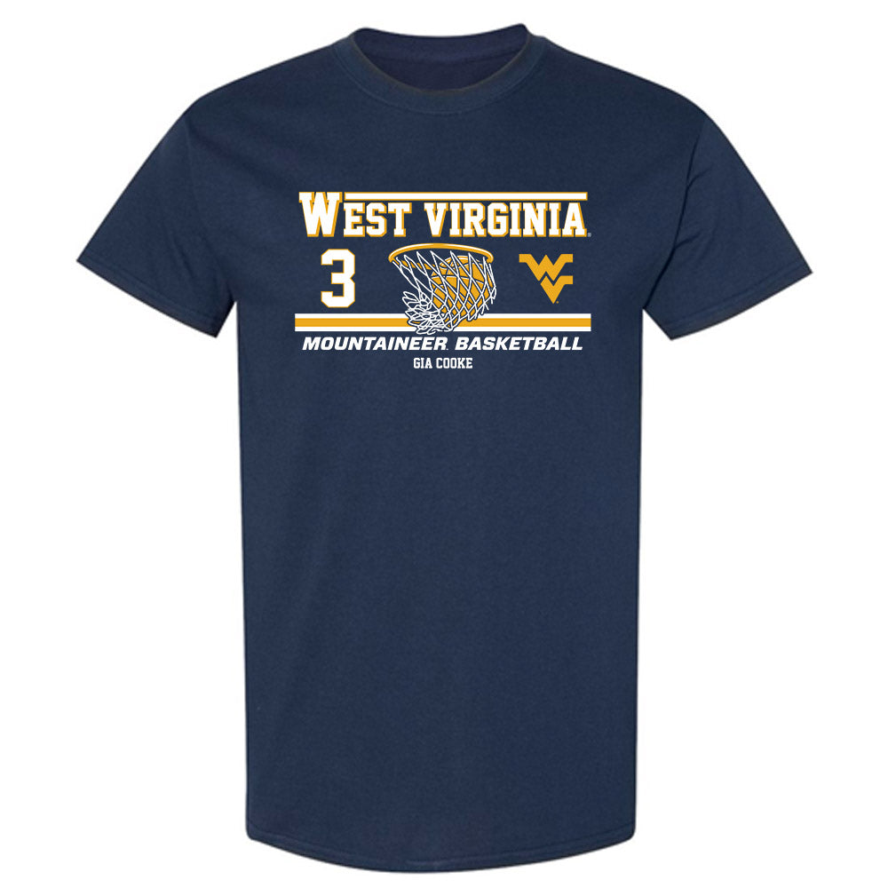 West Virginia - NCAA Women's Basketball : Gia Cooke - Classic Fashion Shersey T-Shirt-0