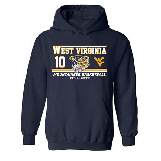 West Virginia - NCAA Women's Basketball : Jordan Harrison - Hooded Sweatshirt Classic Fashion Shersey