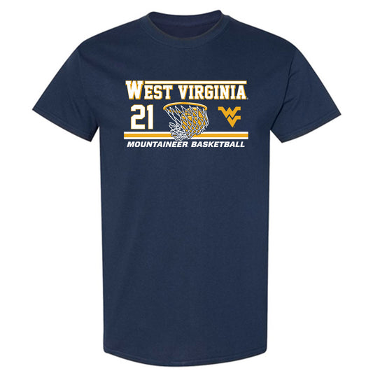 West Virginia - NCAA Men's Basketball : Niyol Hauet - Classic Fashion Shersey T-Shirt-0
