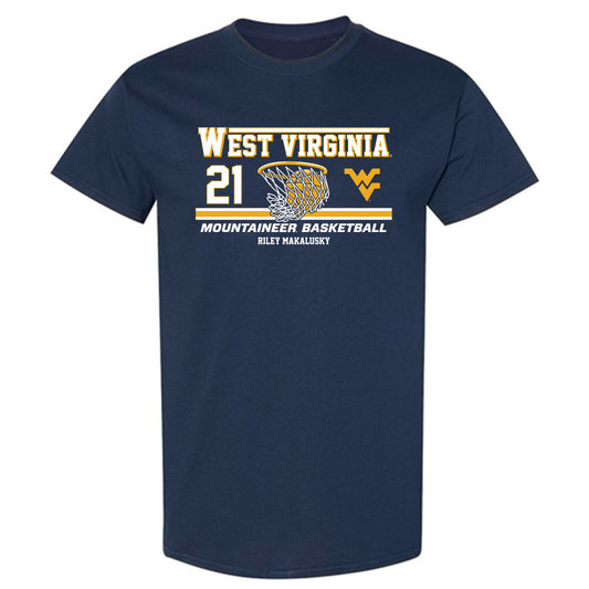 West Virginia - NCAA Women's Basketball : Riley Makalusky - Classic Fashion Shersey T-Shirt-0