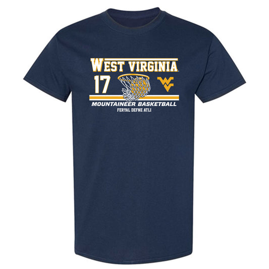 West Virginia - NCAA Women's Basketball : Feryal Defne Atli - Classic Fashion Shersey T-Shirt-0