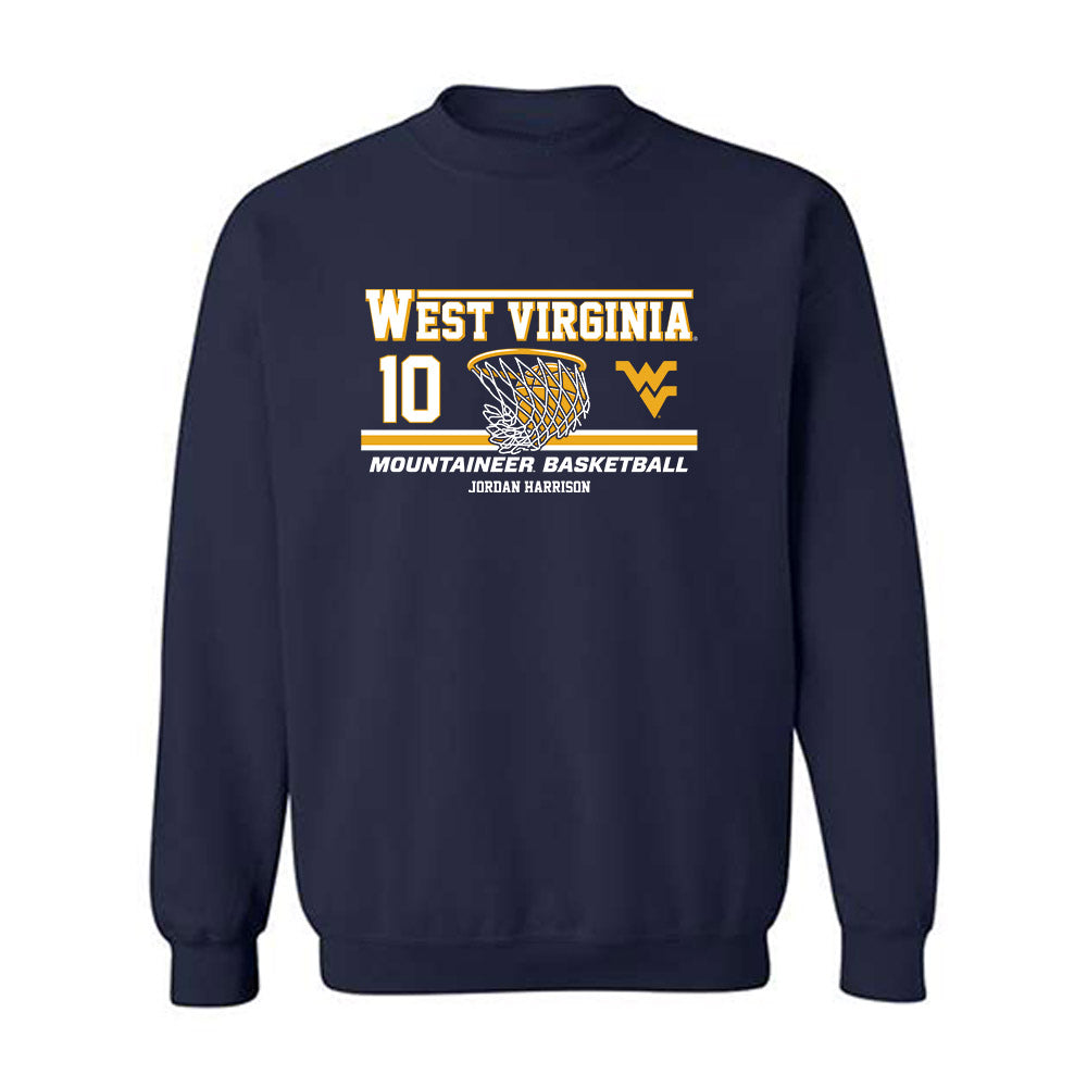 West Virginia - NCAA Women's Basketball : Jordan Harrison - Crewneck Sweatshirt Classic Fashion Shersey