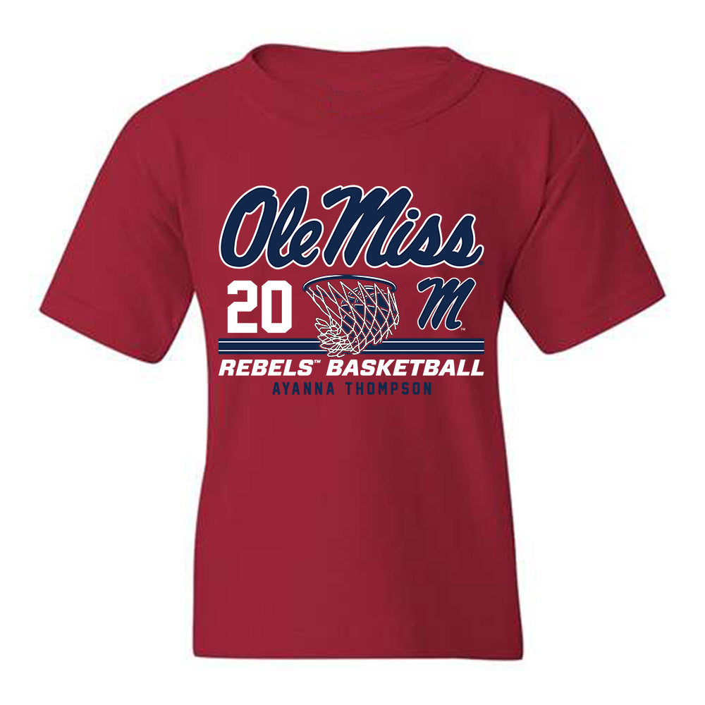 Ole Miss - NCAA Women's Basketball : Ayanna Thompson - Youth T-Shirt