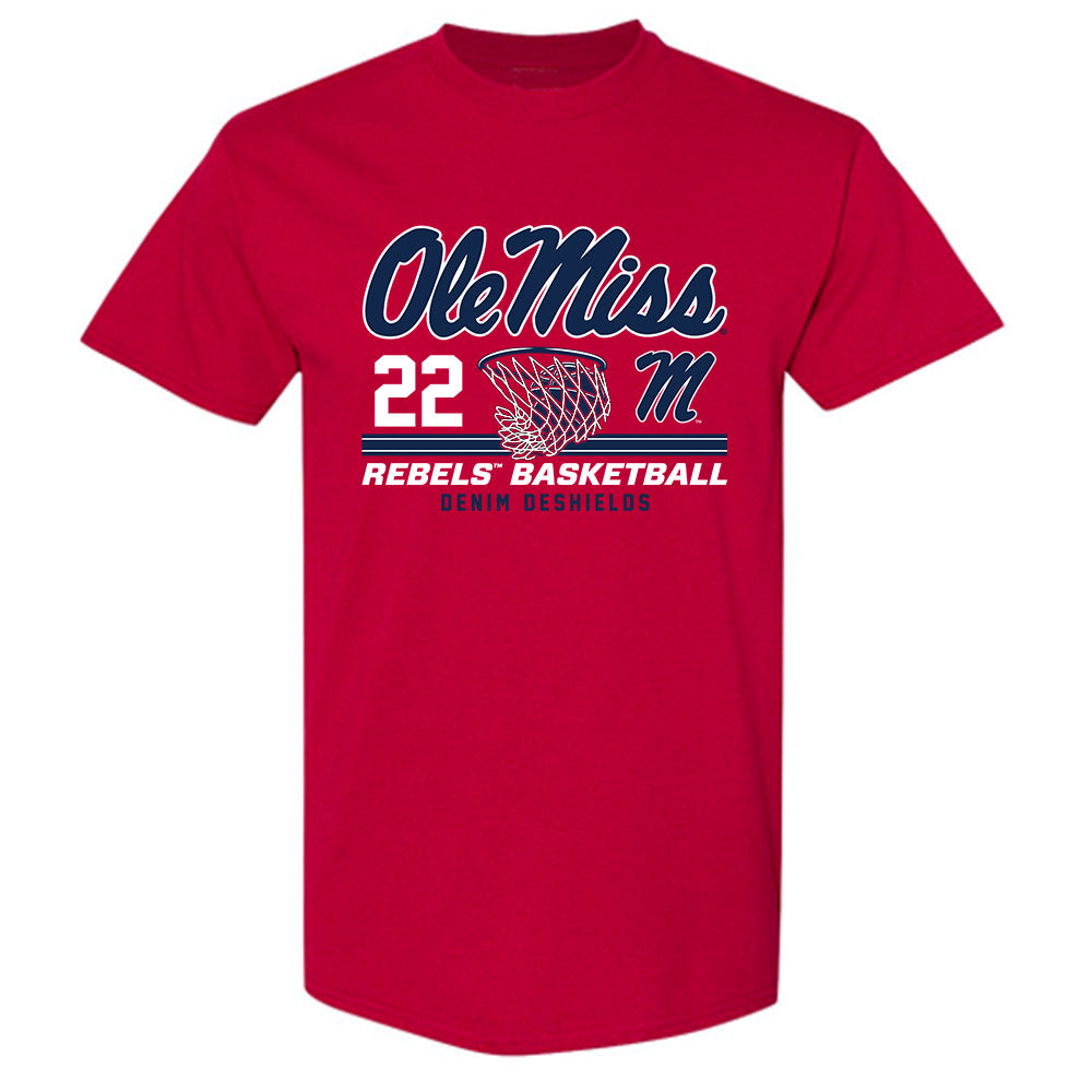 Ole Miss - NCAA Women's Basketball : Denim DeShields - Classic Fashion Shersey T-Shirt-0