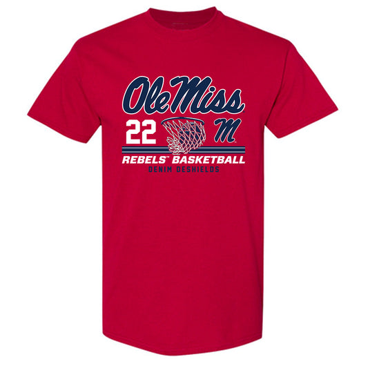 Ole Miss - NCAA Women's Basketball : Denim DeShields - Classic Fashion Shersey T-Shirt-0