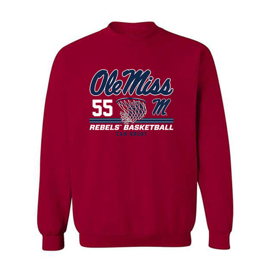 Ole Miss - NCAA Men's Basketball : Cam Brent - Crewneck Sweatshirt