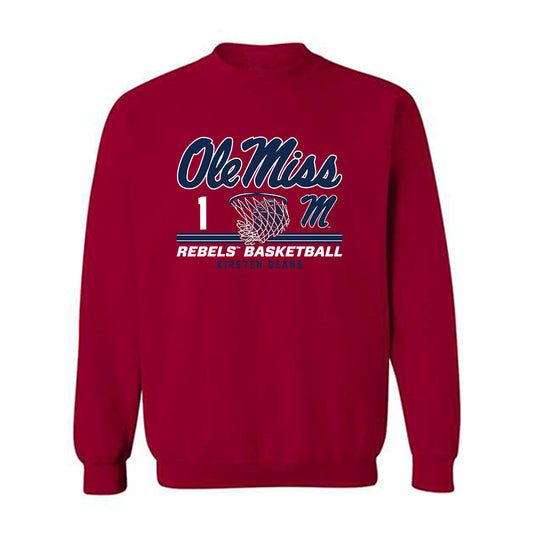 Ole Miss - NCAA Women's Basketball : Kirsten Deans - Crewneck Sweatshirt