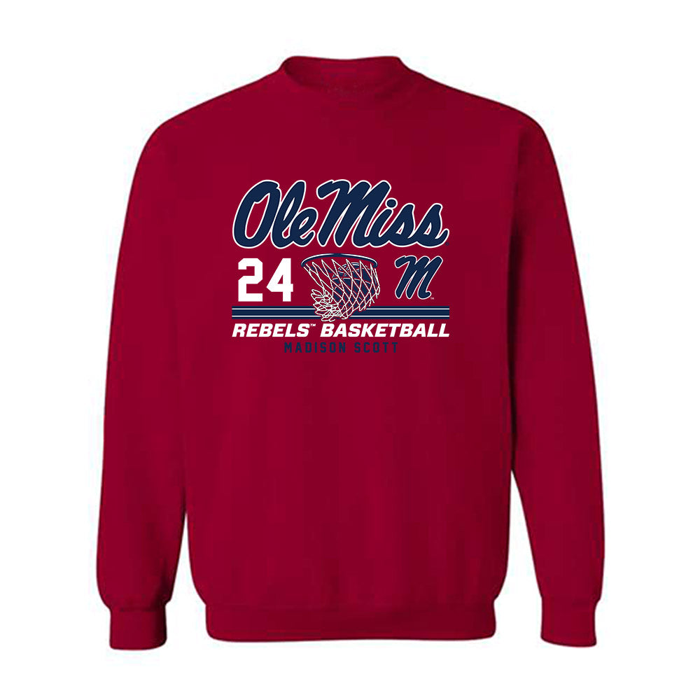 Ole Miss - NCAA Women's Basketball : Madison Scott - Crewneck Sweatshirt