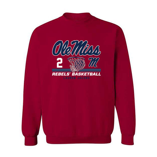 Ole Miss - NCAA Women's Basketball : Lauren Jacobs - Classic Fashion Shersey Crewneck Sweatshirt-0