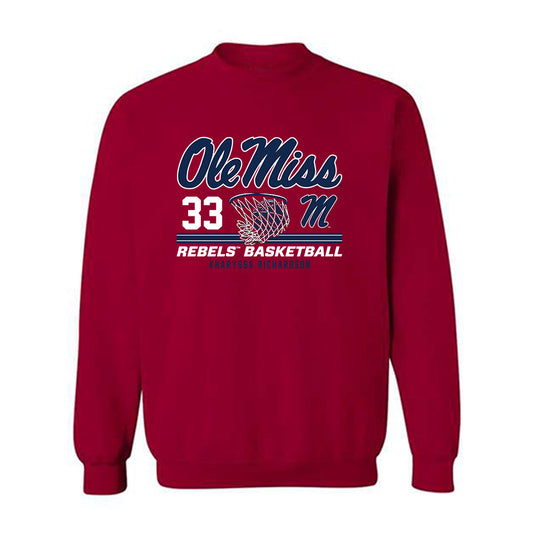 Ole Miss - NCAA Women's Basketball : Kharyssa Richardson - Crewneck Sweatshirt