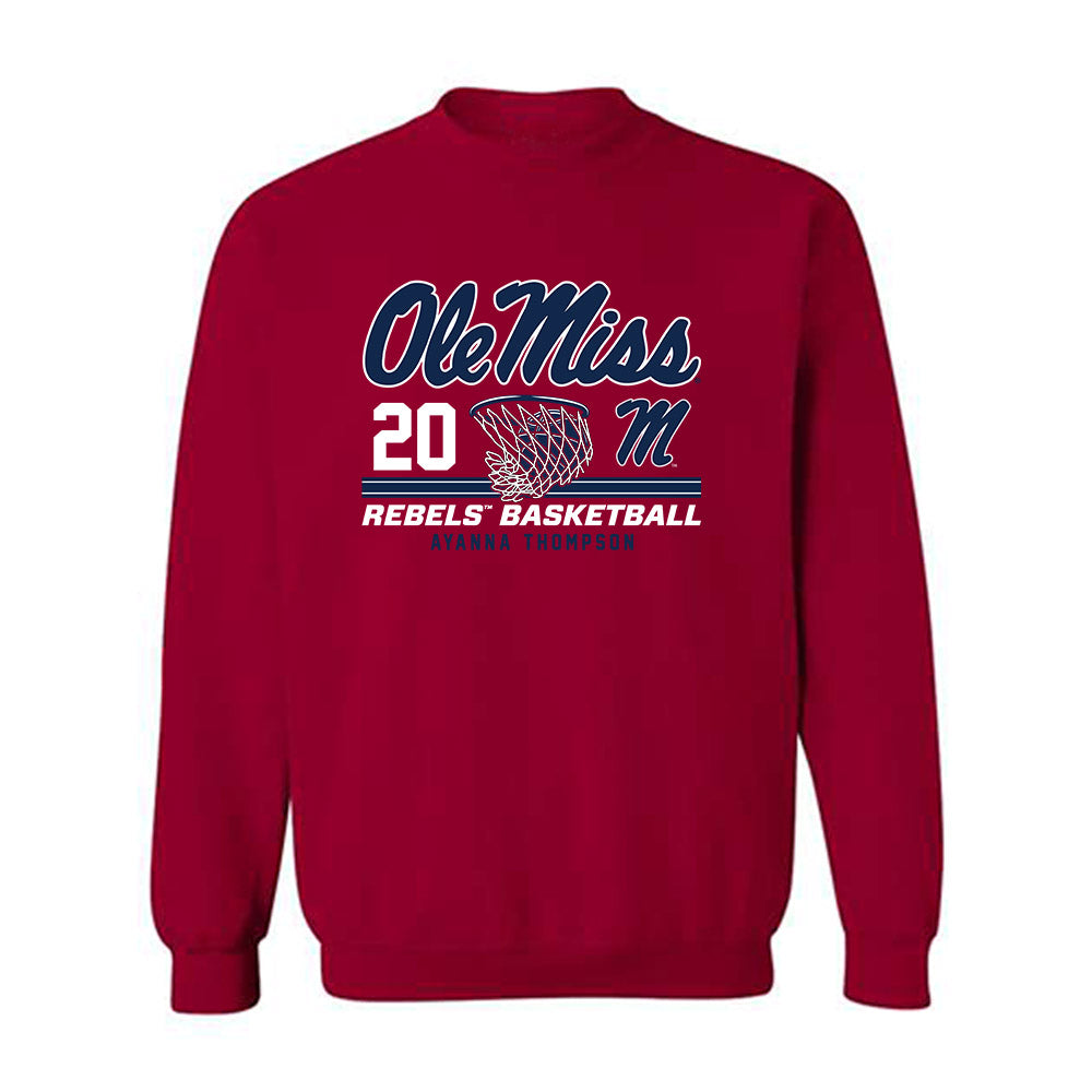 Ole Miss - NCAA Women's Basketball : Ayanna Thompson - Crewneck Sweatshirt