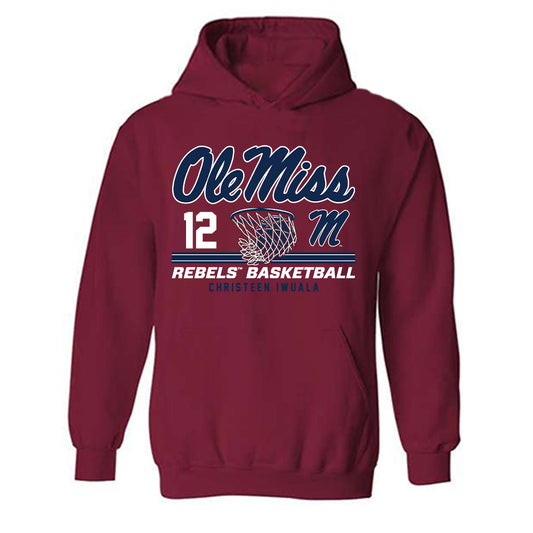 Ole Miss - NCAA Women's Basketball : Christeen Iwuala - Classic Fashion Shersey Hooded Sweatshirt-0