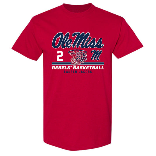 Ole Miss - NCAA Women's Basketball : Lauren Jacobs - Classic Fashion Shersey T-Shirt-0
