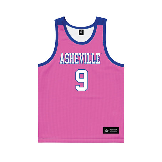 UNC Asheville - NCAA Women's Basketball : Dyanna Maxey - Pink Basketball Jersey-0
