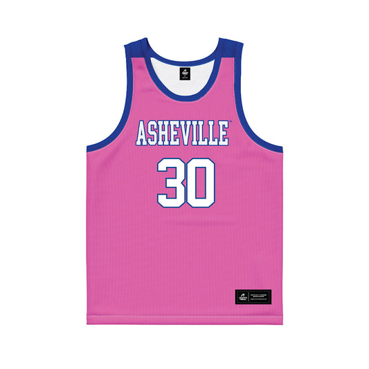 UNC Asheville - NCAA Women's Basketball : Deborah Orianegbena - Pink Basketball Jersey-0