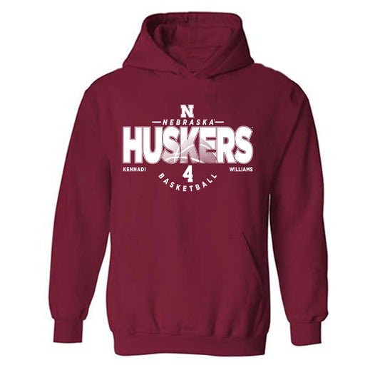 Nebraska - NCAA Women's Basketball : Kennadi Williams - Classic Fashion Shersey Hooded Sweatshirt