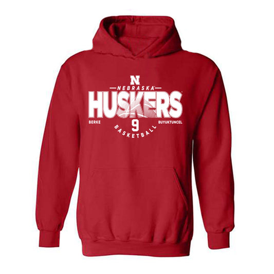 Nebraska - NCAA Men's Basketball : Berke Buyuktuncel - Classic Fashion Shersey Hooded Sweatshirt