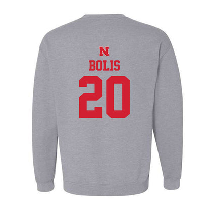 Nebraska - NCAA Men's Basketball : Justin Bolis - Crewneck Sweatshirt