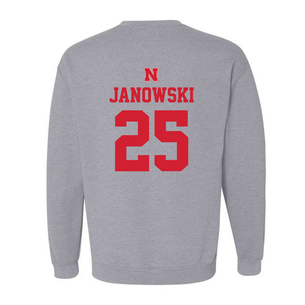 Nebraska - NCAA Men's Basketball : Nick Janowski - Crewneck Sweatshirt