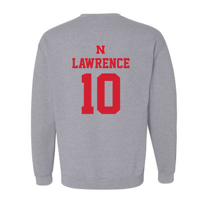 Nebraska - NCAA Men's Basketball : Jamarques Lawrence - Sports Shersey Crewneck Sweatshirt-1
