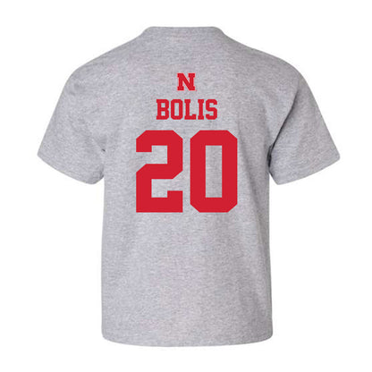 Nebraska - NCAA Men's Basketball : Justin Bolis - Youth T-Shirt