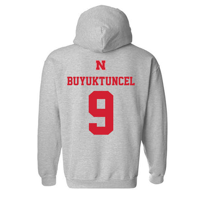 Nebraska - NCAA Men's Basketball : Berke Buyuktuncel - Sports Shersey Hooded Sweatshirt