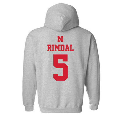 Nebraska - NCAA Women's Basketball : Alberte Rimdal - Sports Shersey Hooded Sweatshirt