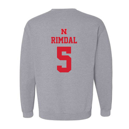 Nebraska - NCAA Women's Basketball : Alberte Rimdal - Sports Shersey Crewneck Sweatshirt