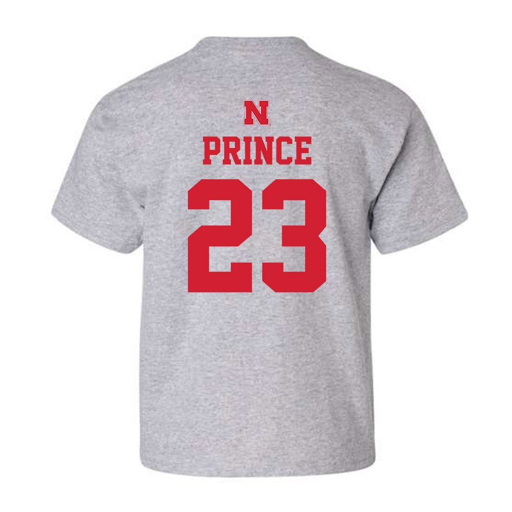 Nebraska - NCAA Women's Basketball : Britt Prince - Sports Shersey Youth T-Shirt