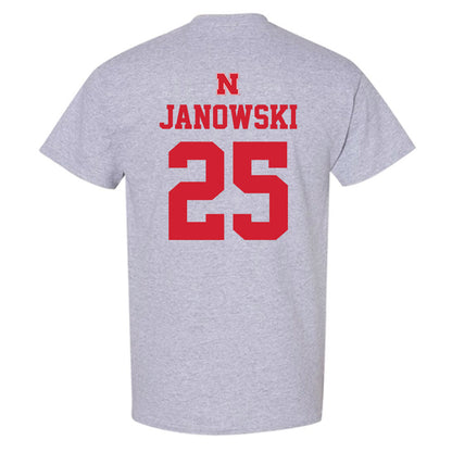 Nebraska - NCAA Men's Basketball : Nick Janowski - T-Shirt