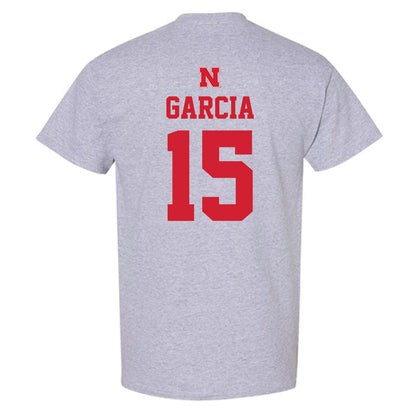 Nebraska - NCAA Men's Basketball : Jared Garcia - Sports Shersey T-Shirt-1