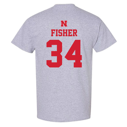 Nebraska - NCAA Women's Basketball : Emily Fisher - Sports Shersey T-Shirt-1