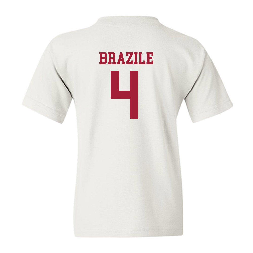 Arkansas - NCAA Men's Basketball : Trevon Brazile - Sports Shersey Youth T-Shirt-1