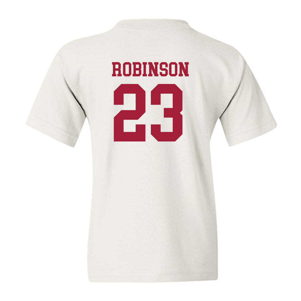 Arkansas - NCAA Women's Basketball : Emily Robinson - Sports Shersey Youth T-Shirt-1