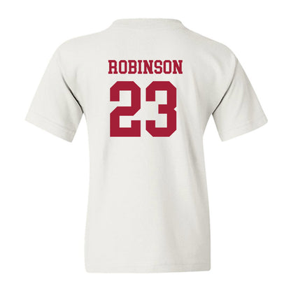 Arkansas - NCAA Women's Basketball : Emily Robinson - Sports Shersey Youth T-Shirt-1