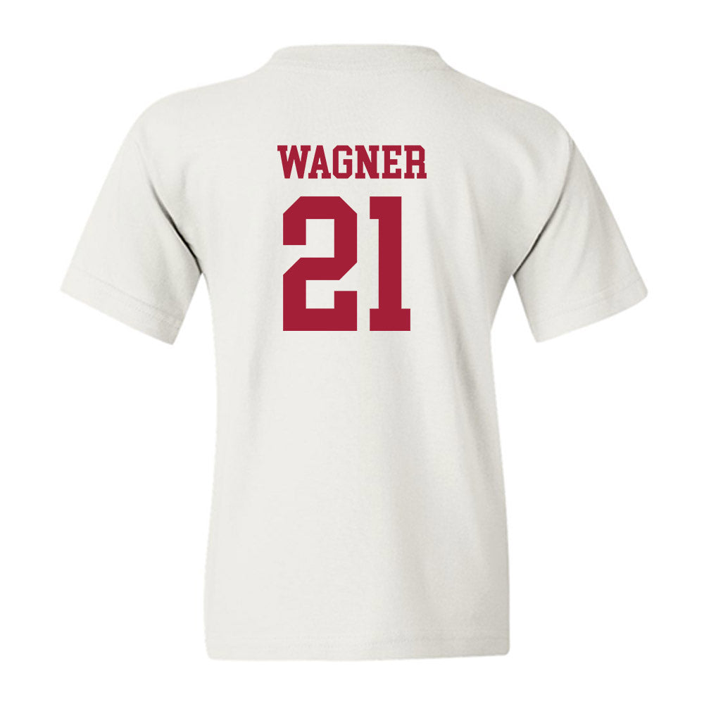 Arkansas - NCAA Men's Basketball : DJ Wagner - Sports Shersey Youth T-Shirt-1