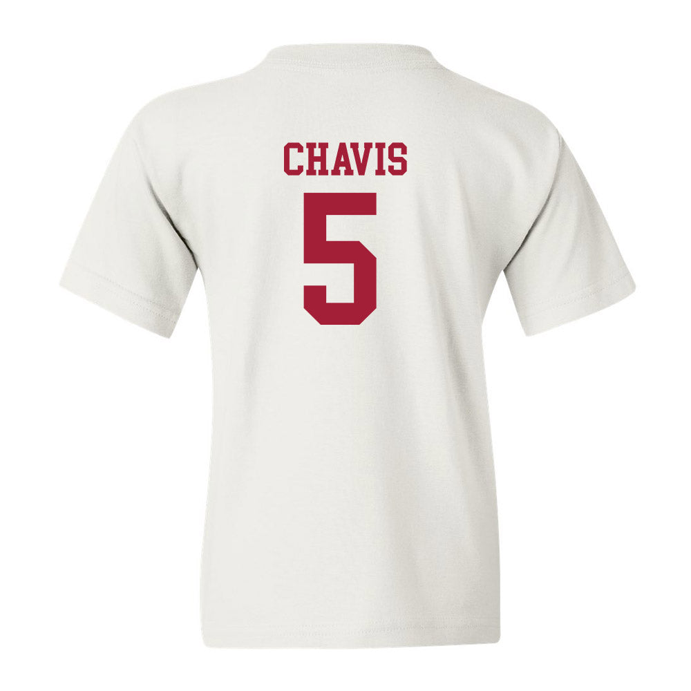 Arkansas - NCAA Men's Basketball : Cash Chavis - Sports Shersey Youth T-Shirt