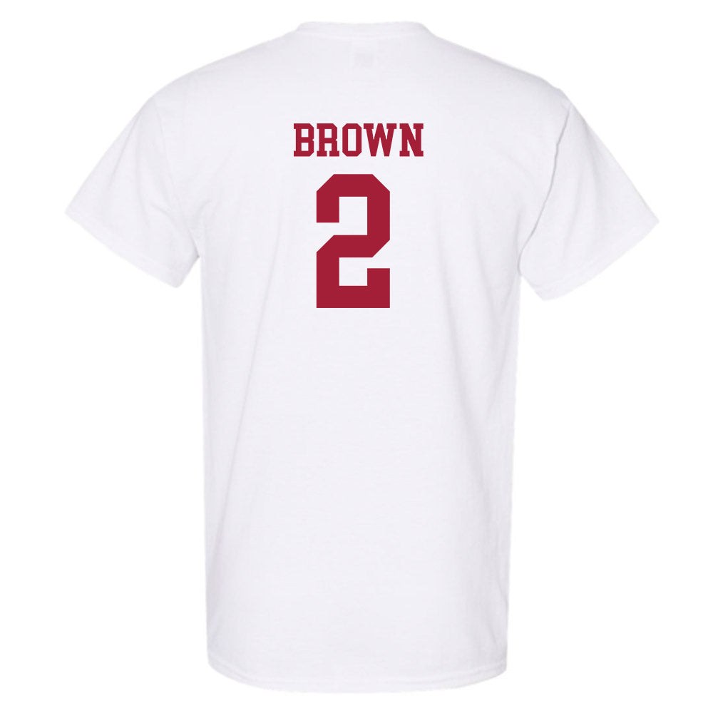 Arkansas - NCAA Men's Basketball : Amere Brown - Sports Shersey T-Shirt-1