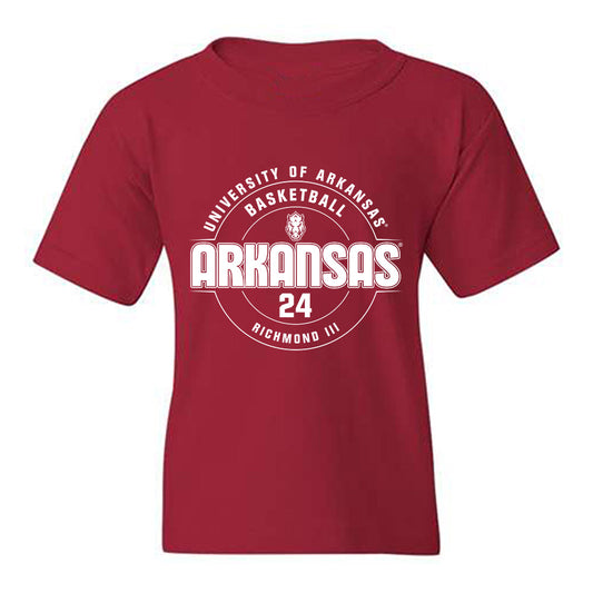 Arkansas - NCAA Men's Basketball : Billy Richmond III - Classic Fashion Shersey Youth T-Shirt-0