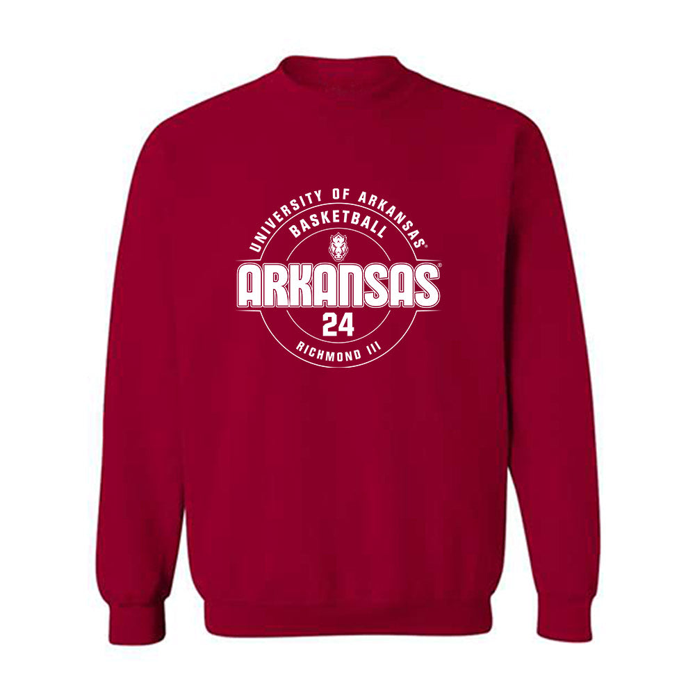 Arkansas - NCAA Men's Basketball : Billy Richmond III - Classic Fashion Shersey Crewneck Sweatshirt-0